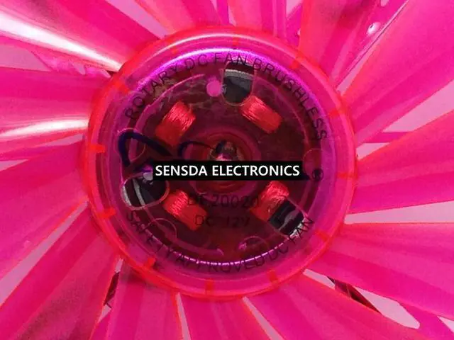 Alt view image 4 of 5 - 20cm 200mm chassis cooling fan led 20020 chassis fan 20cm fan led Red Green mute pc fan computer fan led fan 200X20 mm molex 4D