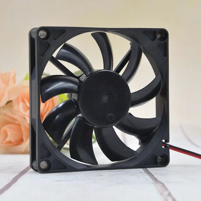 Alt view image 3 of 6 - 1pcs For COFAN Ultra-thin Chassis Large Air Volume Fan F-8015H12BII 12V 0.35A 8cm Cooling Fan Cooler Accessories