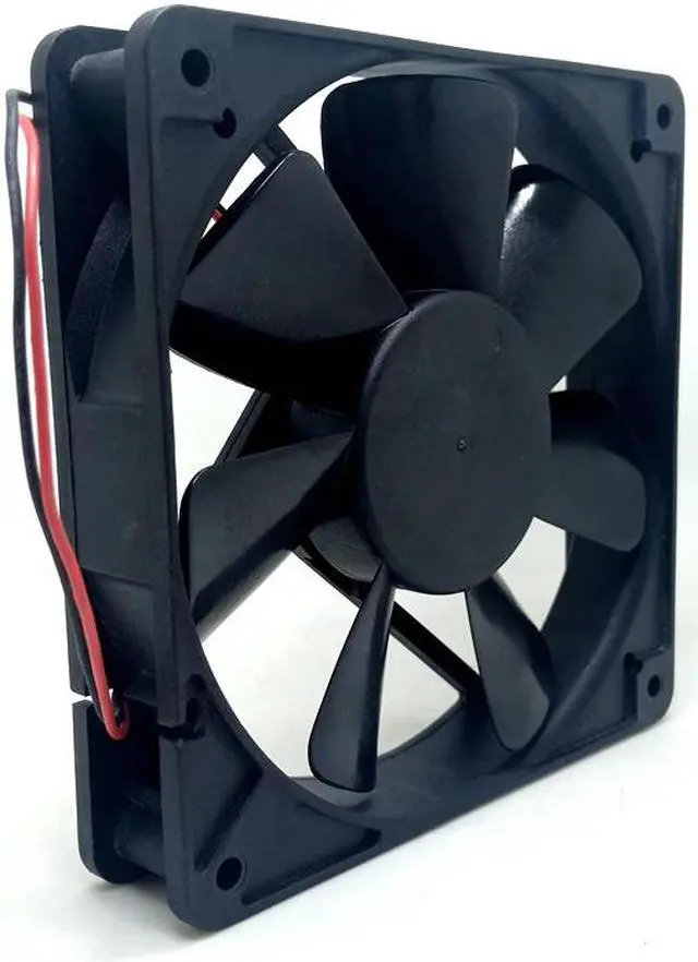 Alt view image 2 of 4 - 120mm fan New 12025 fan rdm1225b 12V computer power supply chassis cooling fan 12cm