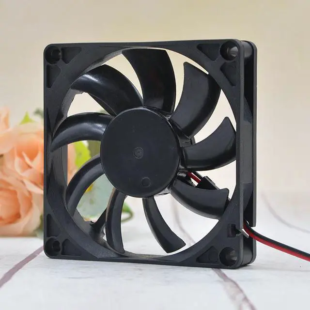 Alt view image 4 of 6 - 1pcs For COFAN Ultra-thin Chassis Large Air Volume Fan F-8015H12BII 12V 0.35A 8cm Cooling Fan Cooler Accessories