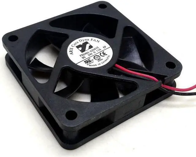 Alt view image 3 of 4 - cooling fan 60mm 6015 24V ultra quiet fan 60 * 60 * 15mm  FD2460-A2041C variable frequency cooling fan 6cm