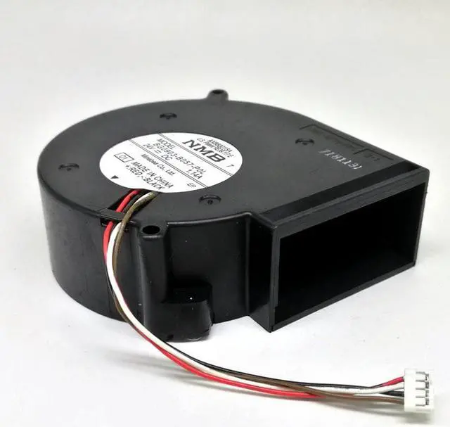 Alt view image 4 of 4 - BG0903-B057-P0L For NMB 9733 24V Double Ball Centrifugal Turbine Fan PWM Temperature Controlled Blower