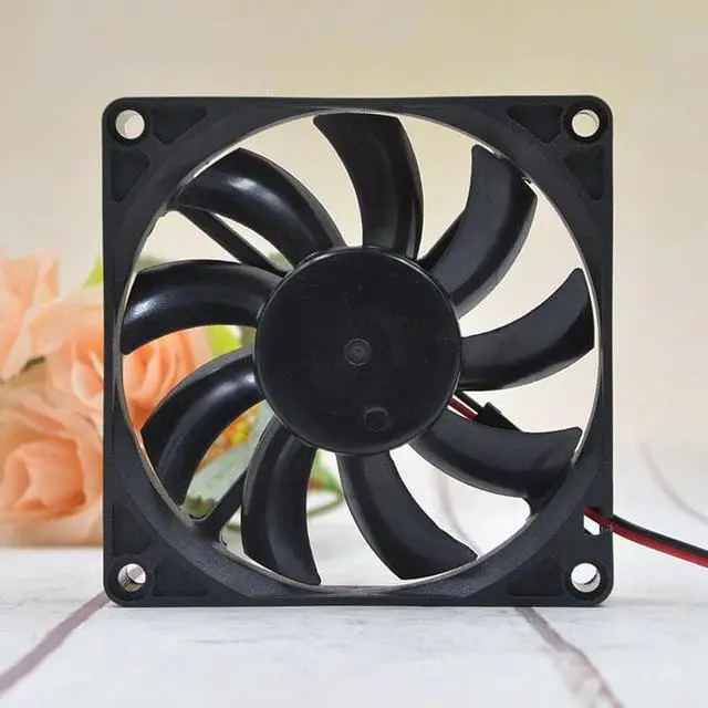 Alt view image 5 of 6 - 1pcs For COFAN Ultra-thin Chassis Large Air Volume Fan F-8015H12BII 12V 0.35A 8cm Cooling Fan Cooler Accessories