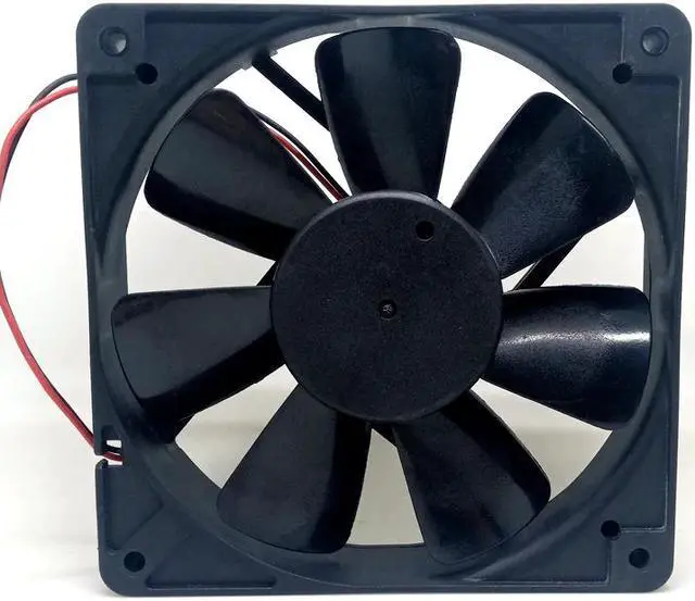 Alt view image 4 of 4 - 120mm fan New 12025 fan rdm1225b 12V computer power supply chassis cooling fan 12cm