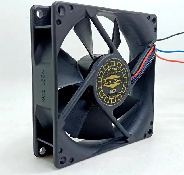 Main image of D90SH-12 computer cooling fan 92mm 9025 9225 12V fan d90sh-12 computer CPU chassis power cooling fan 9cm super mute