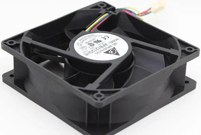 Alt view image 3 of 3 - for delta AFB1212SHE 12038 12cm 1.6A 12v 4wire PWM cooling fan 120*120*38mm