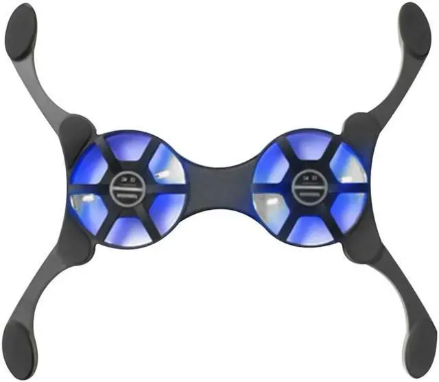 Alt view image 5 of 5 - 14inch Foldable 2 USB fan Port Mini Laptop notebook cooling pad Cooler Cooling Pad Folding Cooler Fan Computer Accessories
