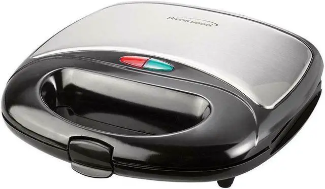 Alt view image 8 of 11 - Brentwood TS-240B Sandwich Maker - Black & Stainless Steel