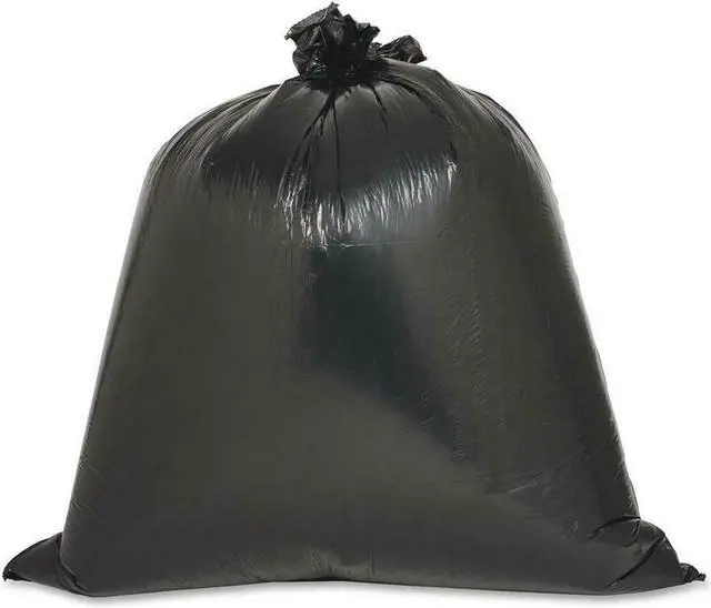 Alt view image 11 of 17 - Genuine Joe Can Liner 2-Ply 40"x46" 40-45 Gallon 40/CT Brown/Black 04046