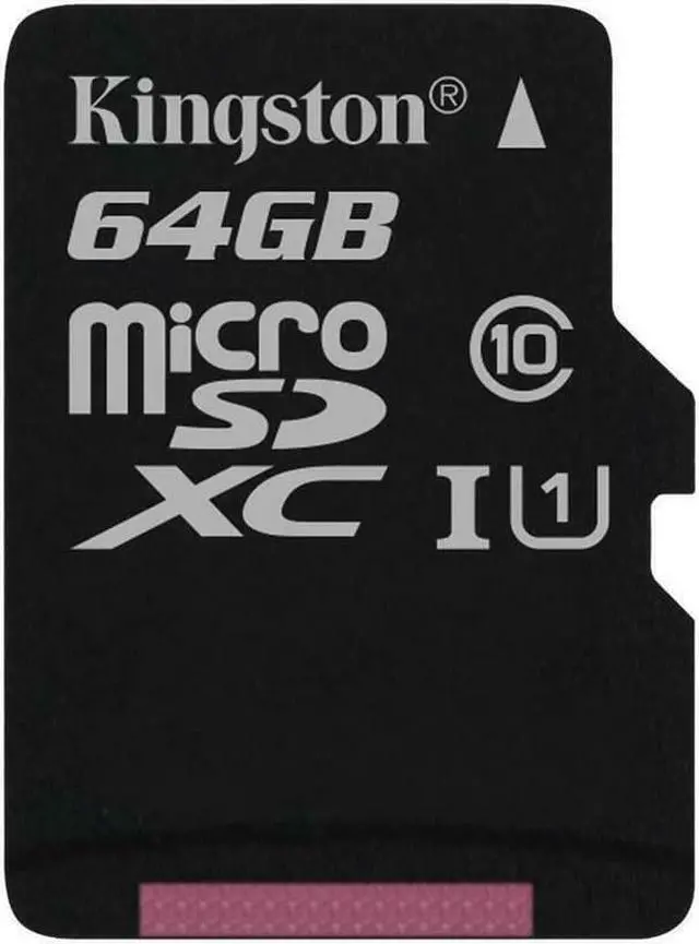 Alt view image 4 of 16 - Kingston Canvas Select 64GB microSDHC Class 10 UHS-I 80MB/s Flash Memory Card