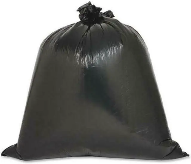 Alt view image 12 of 17 - Genuine Joe Can Liner 2-Ply 40"x46" 40-45 Gallon 40/CT Brown/Black 04046