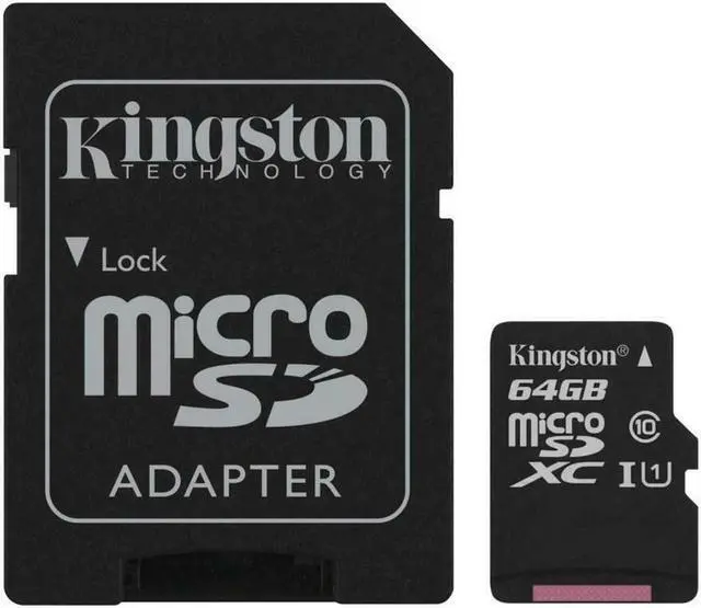 Alt view image 3 of 16 - Kingston Canvas Select 64GB microSDHC Class 10 UHS-I 80MB/s Flash Memory Card