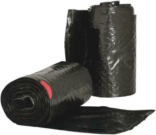 Alt view image 13 of 17 - Genuine Joe Can Liner 2-Ply 40"x46" 40-45 Gallon 40/CT Brown/Black 04046