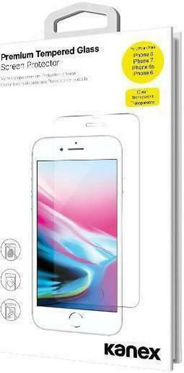 Alt view image 8 of 15 - Kanex K184-1258-876P Premium Glass Screen Protector for iPhone 8 Plus, 7 Plus/6 Plus/6s Plus