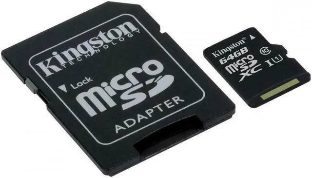 Alt view image 2 of 16 - Kingston Canvas Select 64GB microSDHC Class 10 UHS-I 80MB/s Flash Memory Card