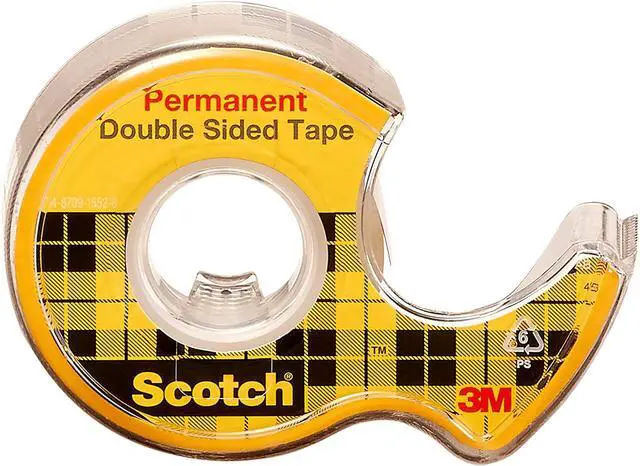 Alt view image 5 of 7 - Scotch Double Sided Tape, 1/2" x 500", 6pk.