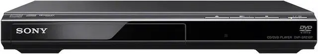 Alt view image 8 of 20 - Sony DVP-SR210P 1 Disc(s) DVD Player - 480p - Black - Dolby Digital, DTS
