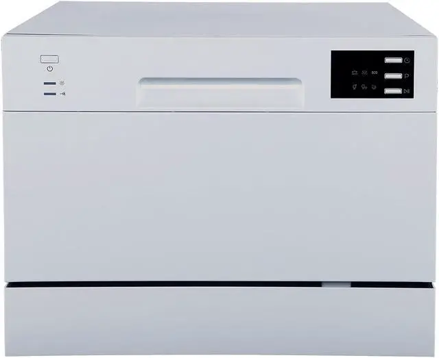 Alt view image 3 of 4 - Countertop Dishwasher with Delay Start & LED - Silver