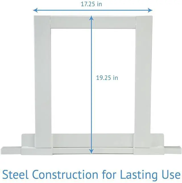 Alt view image 11 of 13 - Ivation Window Air Conditioner Mounting Support Bracket – Easy To Install Universal AC Mount, No Tools Required – Heavy Duty Steel Construction Holds Up To 200 lbs – Fits Single Or Double Hung Windows
