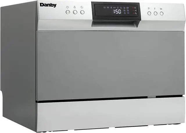 Main image of Danby DDW631SDB 6 Place Setting Countertop Dishwasher in Silver
