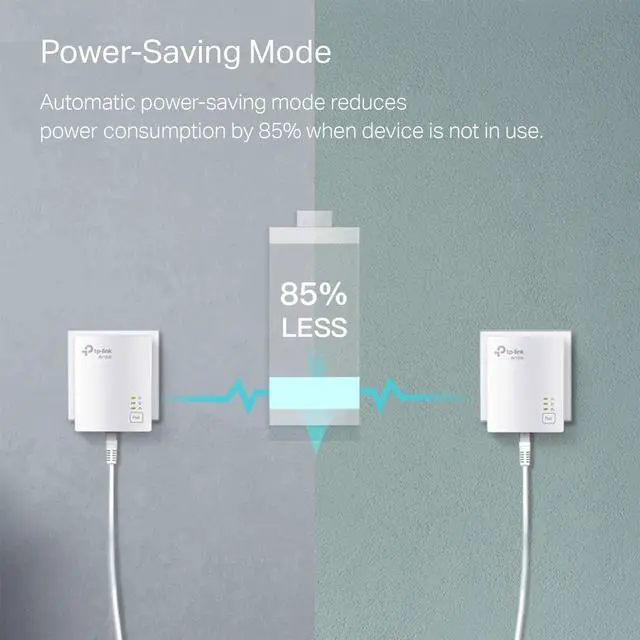 Alt view image 4 of 20 - TP-Link AV1000 Powerline Starter Kit (TL-PA7017 KIT) - Gigabit Port, Plug&Play, Ethernet Over Power, Nano Size, Ideal for Smart TV, Online Gaming, Wired Connection Only