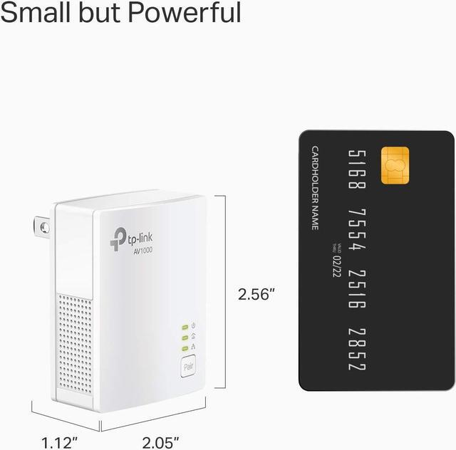 Alt view image 5 of 20 - TP-Link AV1000 Powerline Starter Kit (TL-PA7017 KIT) - Gigabit Port, Plug&Play, Ethernet Over Power, Nano Size, Ideal for Smart TV, Online Gaming, Wired Connection Only