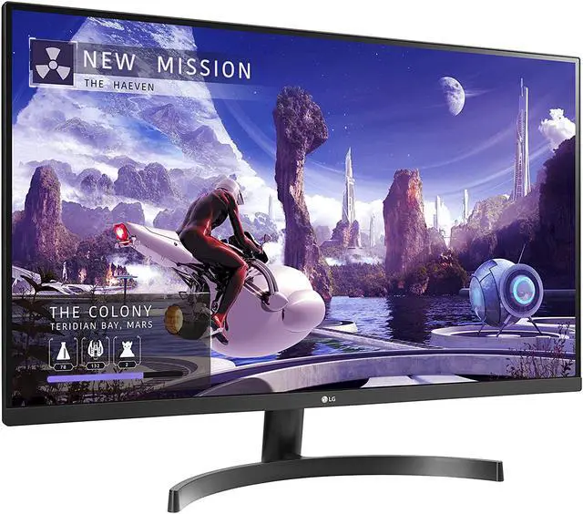 Alt view image 8 of 20 - LG 32QN600-B 32-Inch QHD (2560 x 1440) IPS Monitor with HDR 10, AMD FreeSync with Dual HDMI Inputs, Black