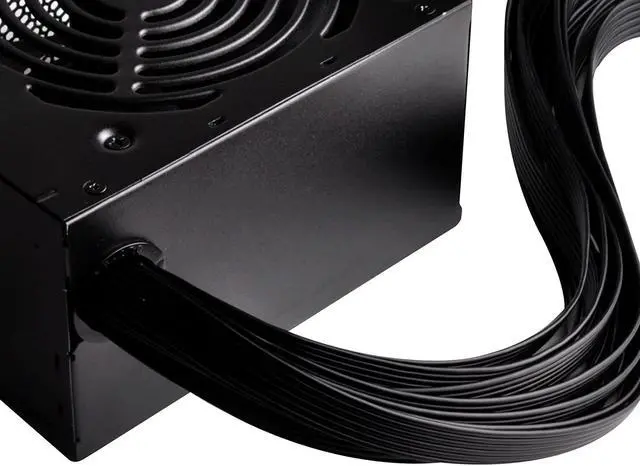 Alt view image 7 of 7 - SilverStone Tek 750W 80 Plus Gold Fixed Cable Power Supply with Flat Black Cables and Quiet Fan Curve SST-ET750-G