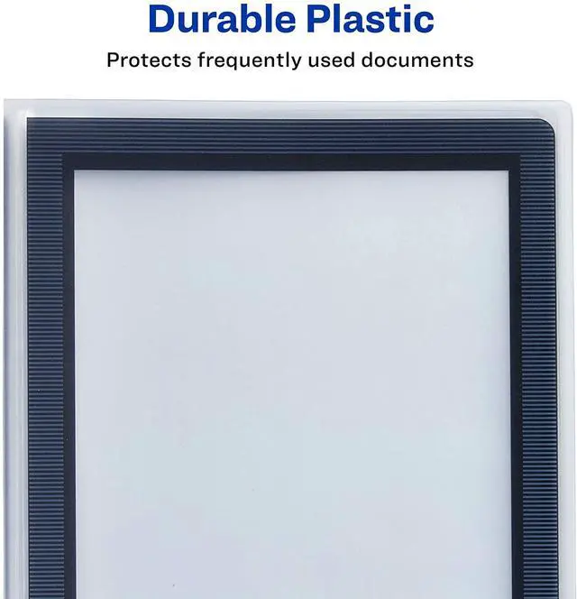 Alt view image 8 of 11 - Avery Presentation Books 24 Pages 8-1/2"x11" Black Framed Cover 47690