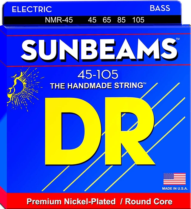 Alt view image 5 of 10 - DR Sunbeam - Nickel Compression Wound - Medium - Bass Strings