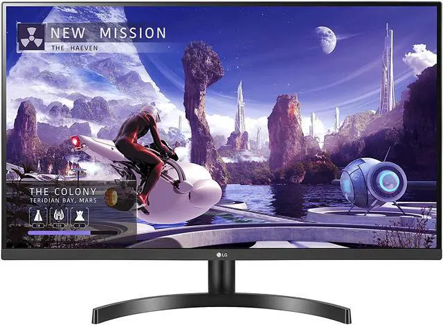 Alt view image 7 of 20 - LG 32QN600-B 32-Inch QHD (2560 x 1440) IPS Monitor with HDR 10, AMD FreeSync with Dual HDMI Inputs, Black