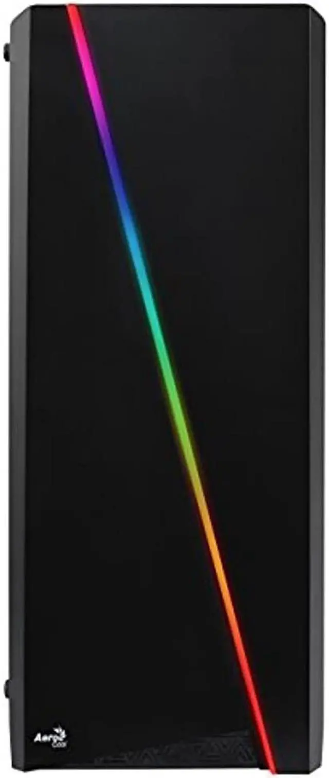 Alt view image 3 of 13 - AeroCool Cylon RGB Mid Tower with Acrylic Side Window, Black
