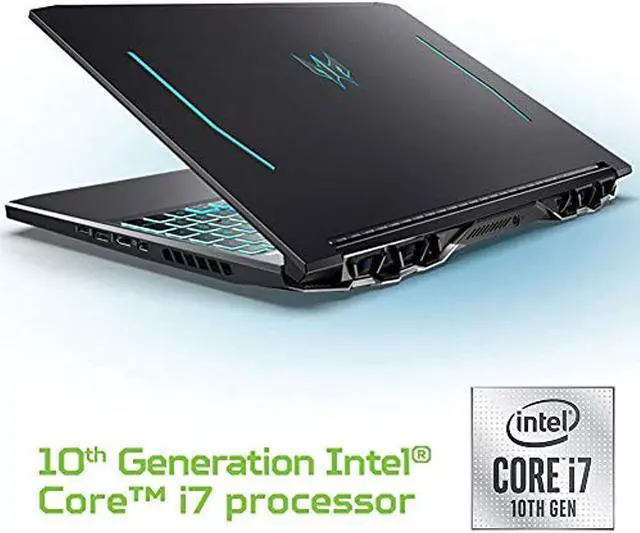Alt view image 8 of 20 - Acer Predator Helios 300 Gaming Laptop, Intel i7-10750H, NVIDIA GeForce RTX 2060 6GB, 15.6" Full HD 144Hz 3ms IPS Display, 16GB Dual-Channel DDR4, 512GB NVMe SSD, WiFi 6, RGB Keyboard, PH315-53-72XD