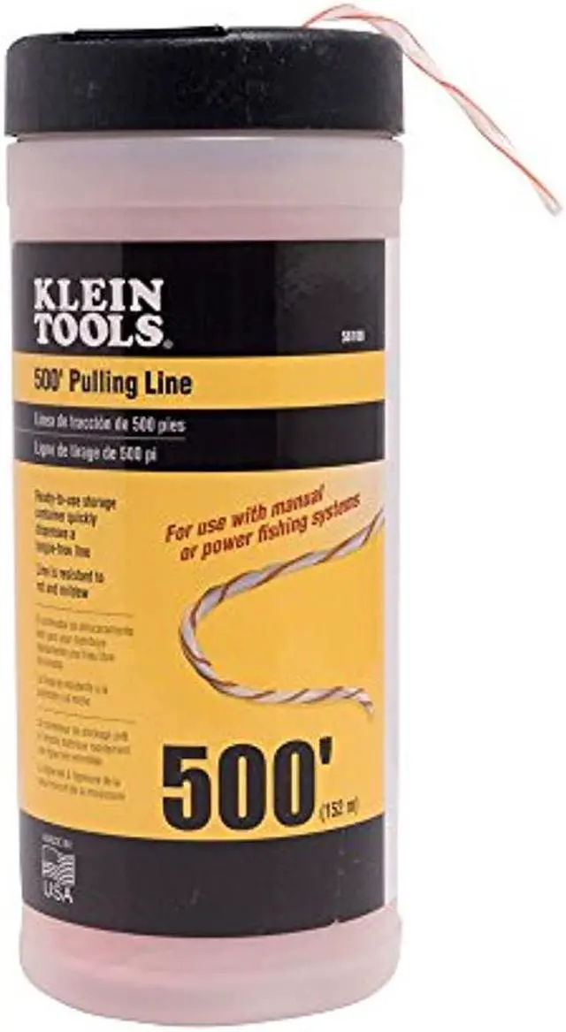 Alt view image 4 of 9 - Klein Tools Poly Pull Line 500 Feet