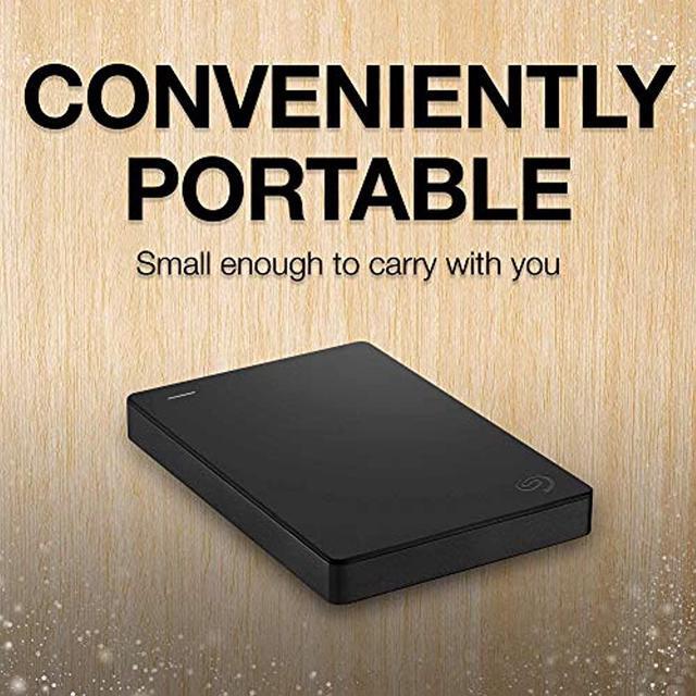 Alt view image 7 of 20 - Seagate Portable 1TB External Hard Drive HDD - USB 3.0 for PC Laptop and Mac (STGX1000400)