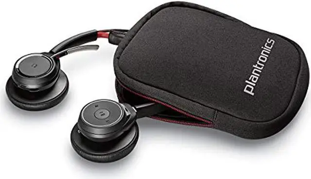 Alt view image 5 of 19 - Plantronics Voyager Focus UC Stereo Bluetooth Headset With Active Noise Canceling (ANC) - Stereo - Wireless - Bluetooth - 147.6 ft - Over-the-head - Binaural - Circumaural - Noise Cancelling ...