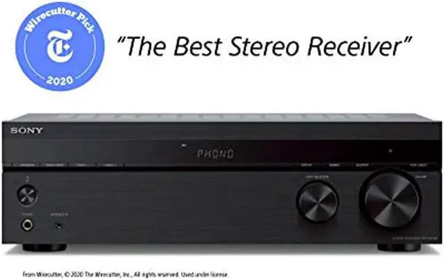 Alt view image 6 of 20 - Sony STRDH190 2-ch Home Stereo Receiver with Phono Inputs & Bluetooth Black