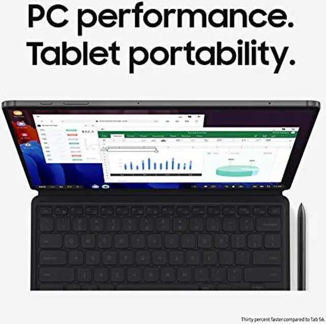 Alt view image 6 of 20 - Samsung Galaxy Tablet S7+ Mystic Black - 256 GB