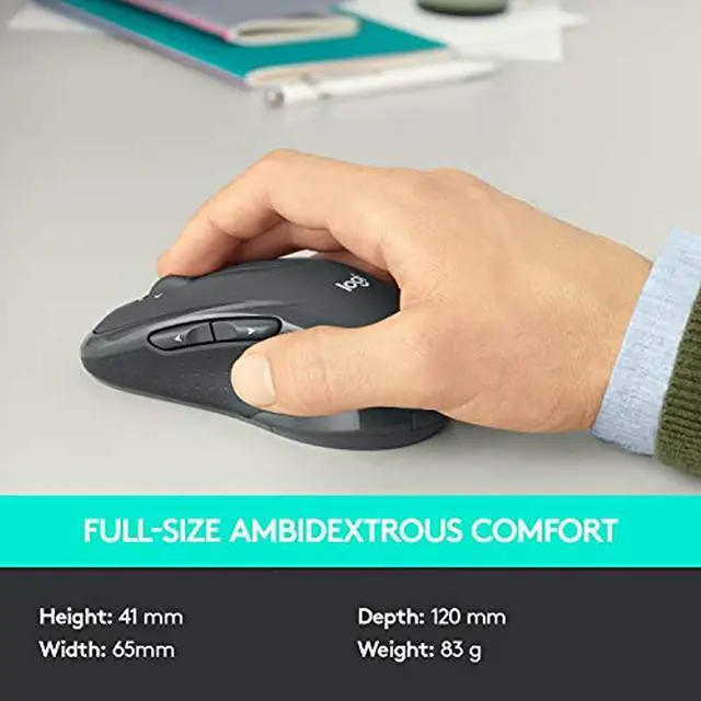 Alt view image 8 of 16 - Logitech MK545 Advanced Wireless Keyboard and Mouse Combo 920-008695