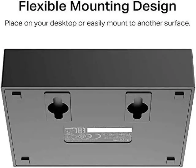 Alt view image 6 of 20 - TP-Link Litewave 5 Port Gigabit Ethernet Switch | Desktop Ethernet Splitter | Plastic Case | Unshielded Network Switch | Plug & Play | Fanless Quiet | Unmanaged (LS1005G)