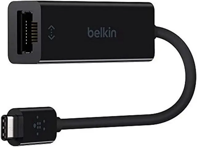 Alt view image 9 of 15 - Belkin F2CU040btBLK USB-C to Gigabit Ethernet Adapter (Also Known as USB Type-C)