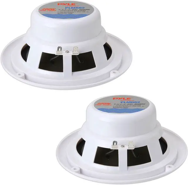 Alt view image 3 of 3 - Pyle 6.5" 200 Watt 2-Way Marine Speaker