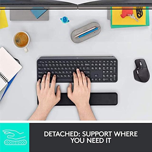 Alt view image 9 of 20 - Logitech MX Palm Rest, Black 956-000001