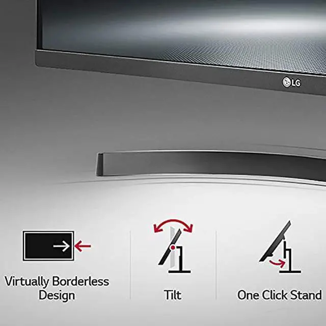 Alt view image 12 of 20 - LG 27” QHD IPS HDR10 Monitor with AMD FreeSync™ sRGB 99% Color Gamut, HDR10 with a 3-Side Borderless Design, Black, 27QN600-B