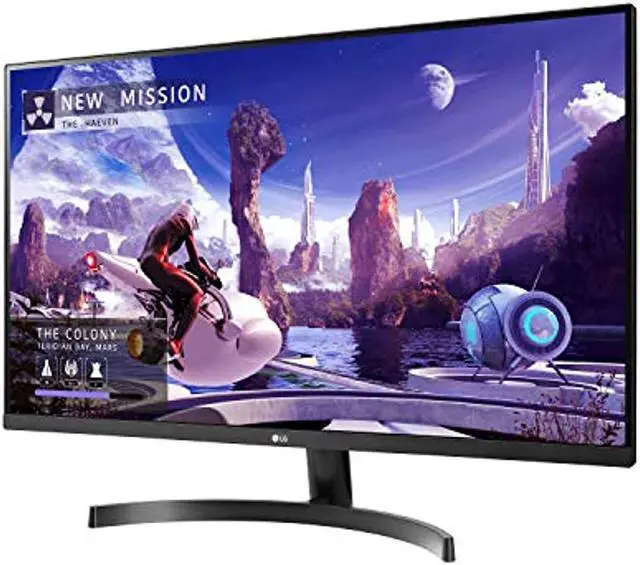 Alt view image 7 of 20 - LG 27” QHD IPS HDR10 Monitor with AMD FreeSync™ sRGB 99% Color Gamut, HDR10 with a 3-Side Borderless Design, Black, 27QN600-B