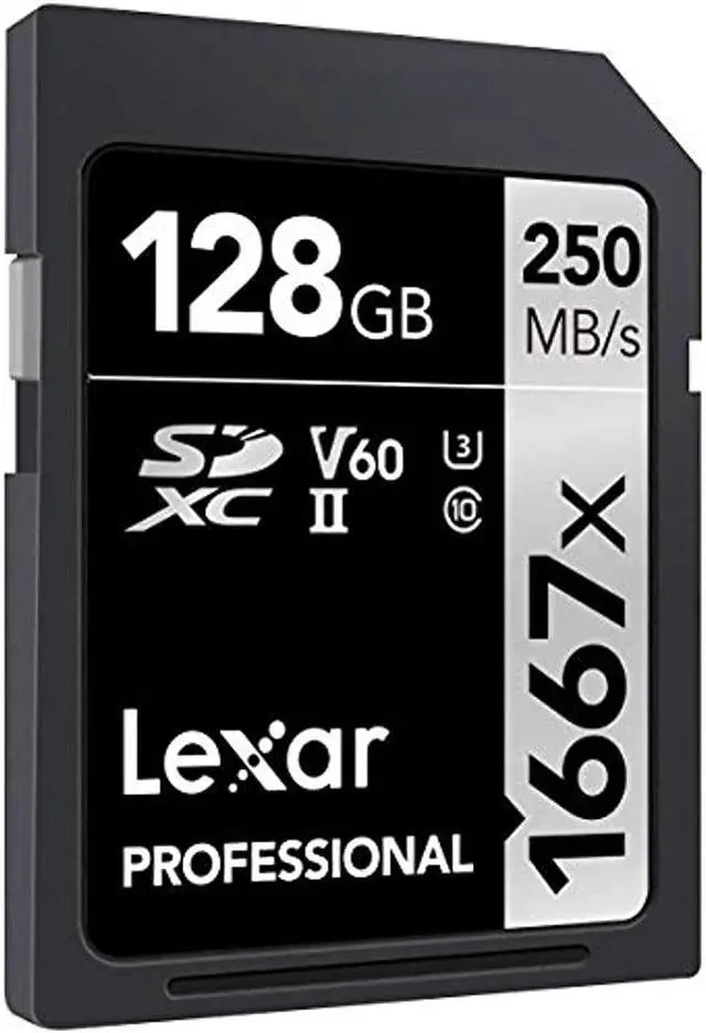 Alt view image 6 of 20 - Lexar Professional 1667x 128GB SDXC UHS-II/U3 Memory Card #LSD128CBNA1667