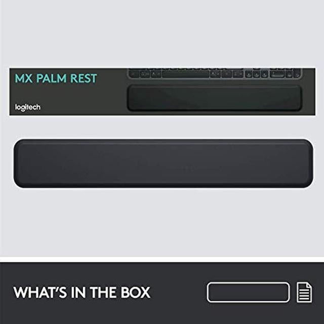 Alt view image 11 of 20 - Logitech MX Palm Rest, Black 956-000001