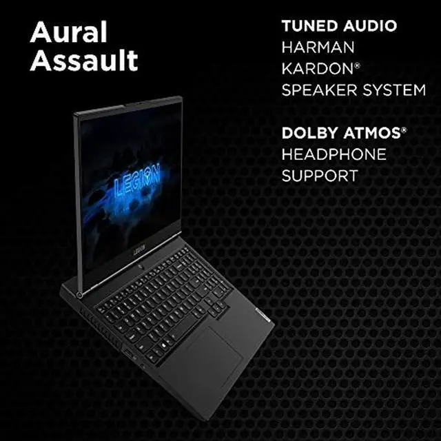 Alt view image 10 of 19 - Lenovo Legion 5 Gaming Laptop, 15" FHD (1920x1080) IPS Screen, AMD Ryzen 7 4800H Processor, 16GB DDR4, 512GB SSD, NVIDIA GTX 1660Ti, Windows 10, 82B1000AUS, Phantom Black Notebook