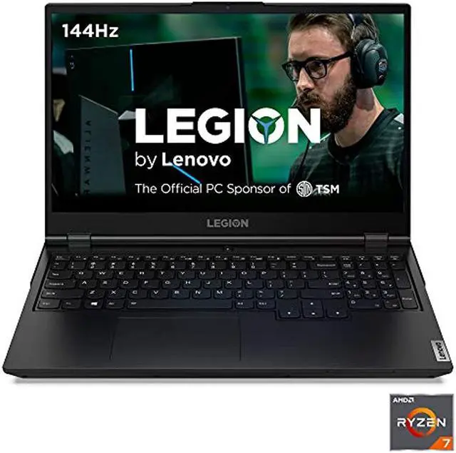 Alt view image 7 of 19 - Lenovo Legion 5 Gaming Laptop, 15" FHD (1920x1080) IPS Screen, AMD Ryzen 7 4800H Processor, 16GB DDR4, 512GB SSD, NVIDIA GTX 1660Ti, Windows 10, 82B1000AUS, Phantom Black Notebook