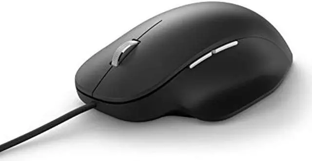 Alt view image 7 of 20 - Microsoft Ergonomic Desktop - Black - Wired, Comfortable, Ergonomic Keyboard and Mouse Combo, with Cushioned Wrist and Palm Support. Split Keyboard. Dedicated Office Key.
